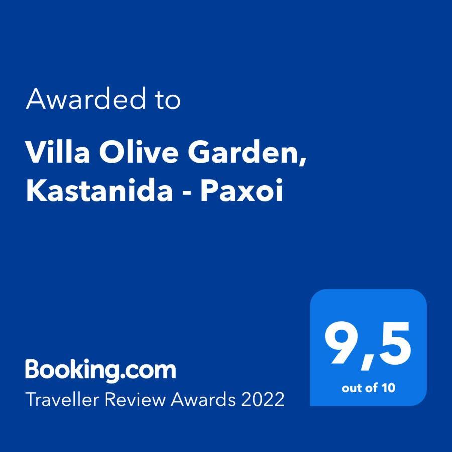 Villa Olive Garden, Kastanida - Paxoi Gaios Exteriér fotografie